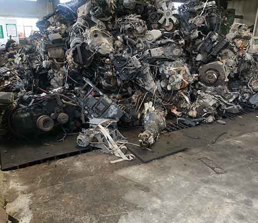 废金属和废弃汽车部件破碎